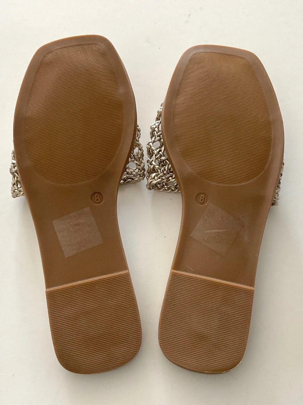 BILLINI Yashi Flat Slide Sandal in Gold Size 8 LIKE NEW